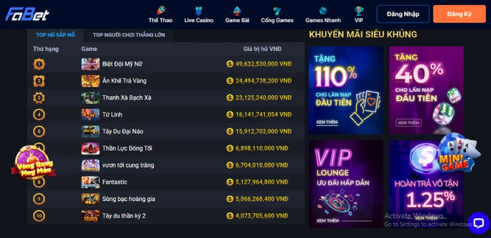 Giao diện đặt cược xổ số 22bet login
